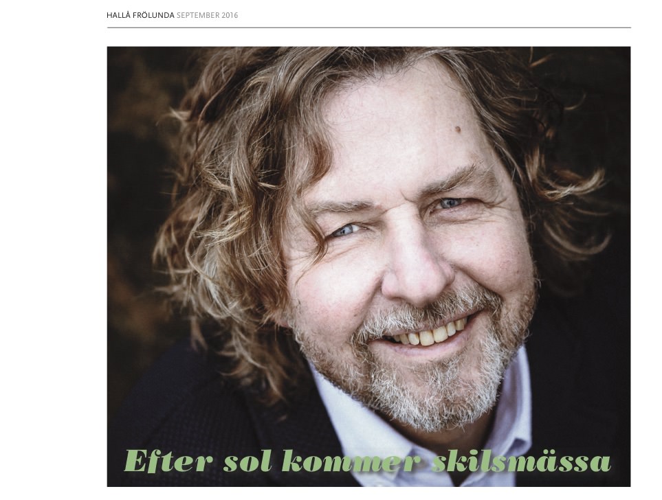 Efter sol kommer skilsmässa